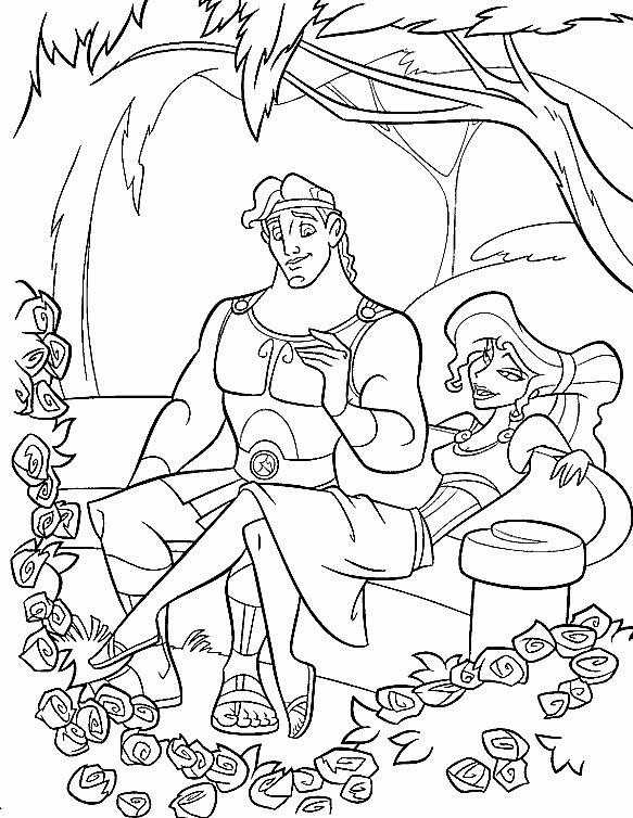 Hercules coloriages