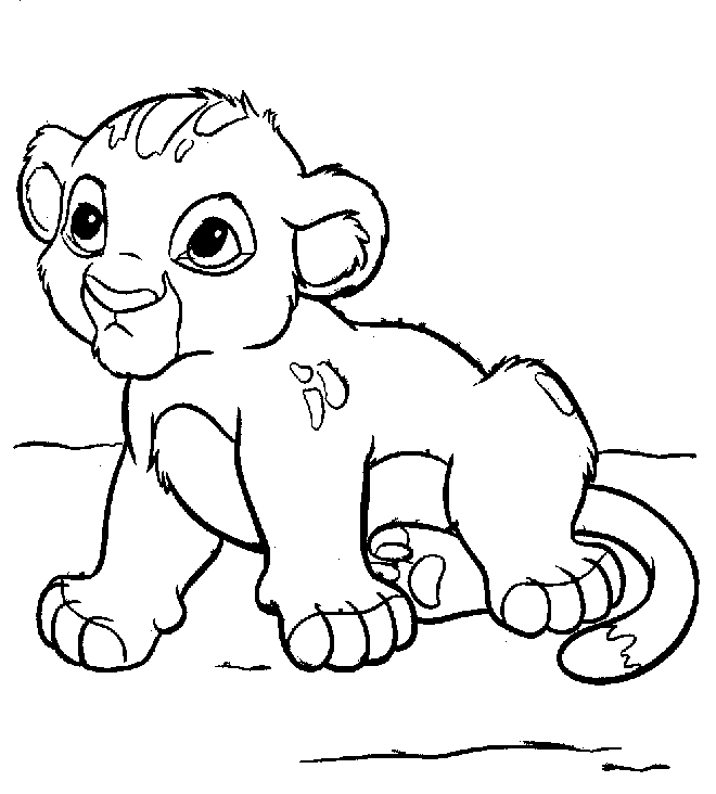 Le roi lion coloriages