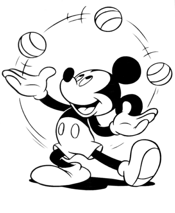 Mickey mouse coloriages
