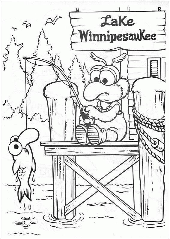 Muppets bebe coloriages