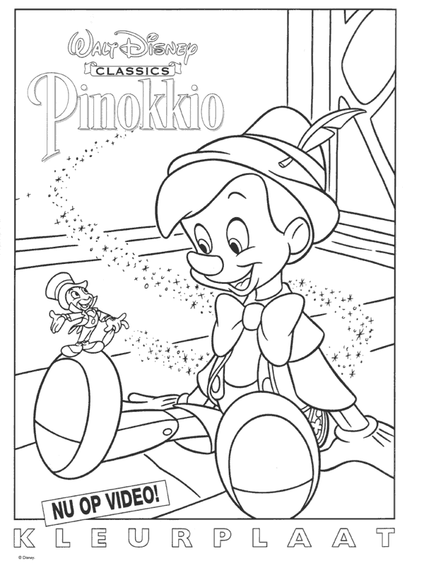 Pinocchio coloriages