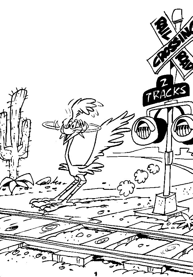 Roadrunner coloriages