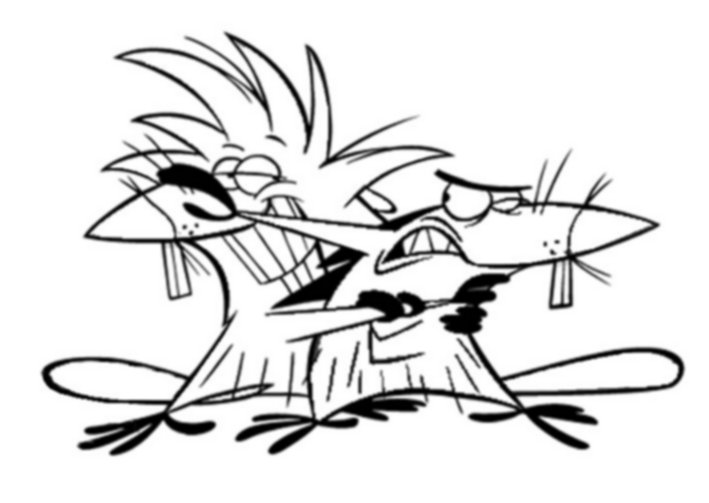 Angry beavers coloriages