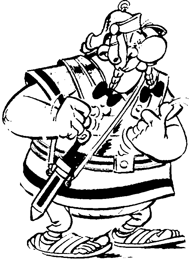 Asterix et obelix coloriages