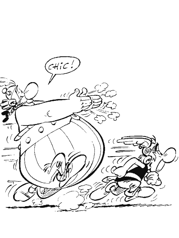 Asterix et obelix coloriages