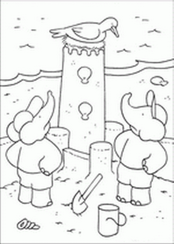 Babar coloriages