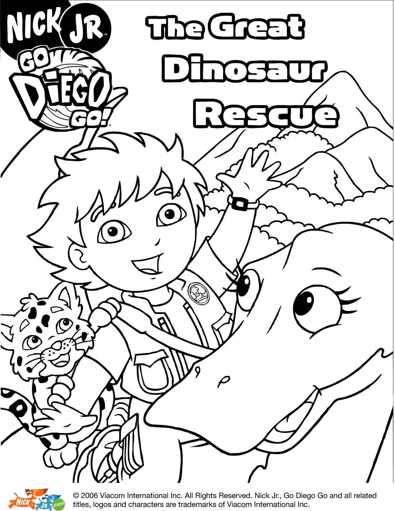 Diego go coloriages