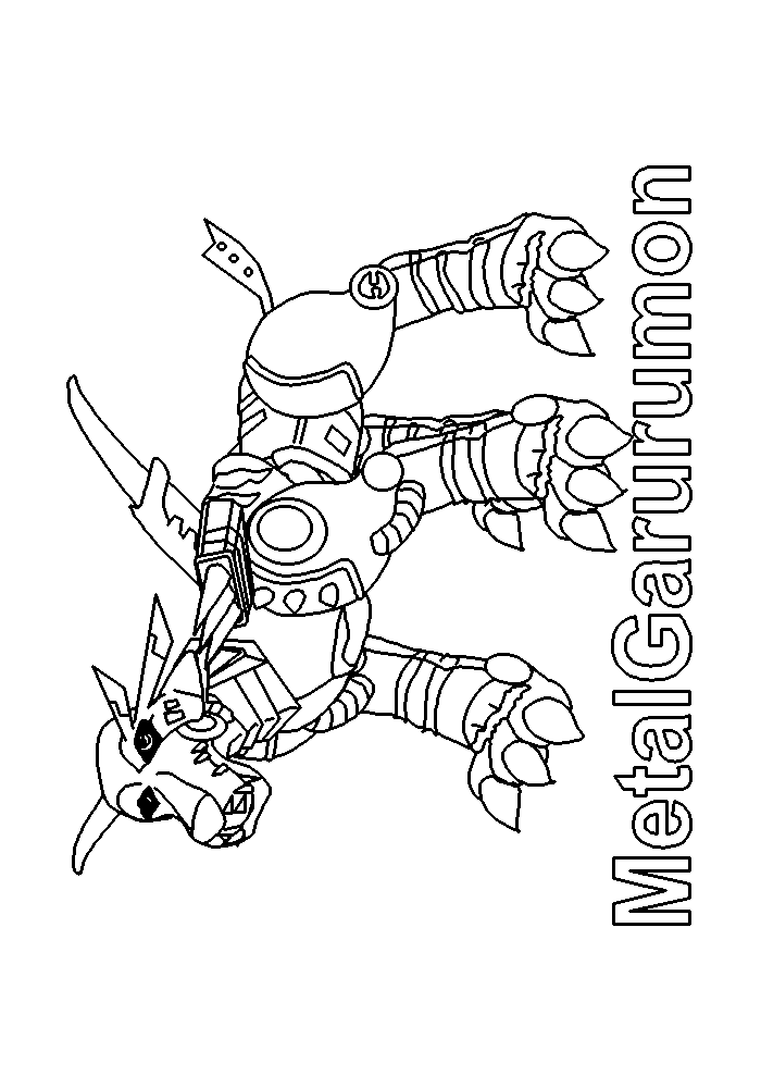 Digimon coloriages