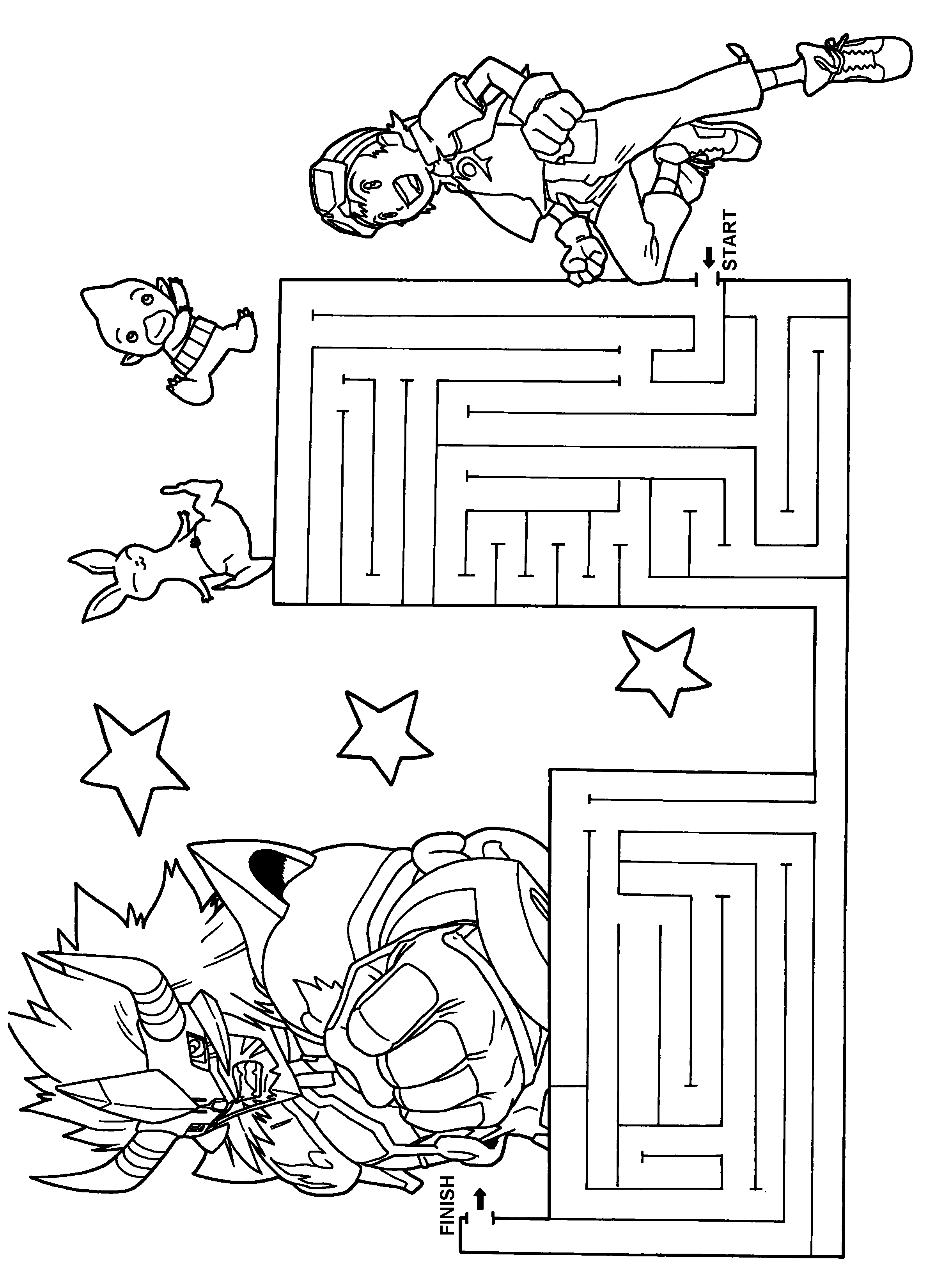 Digimon coloriages