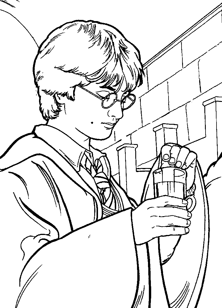 Harry potter coloriages