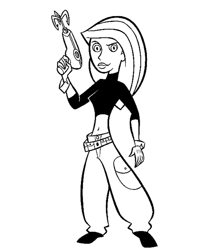 Kim possible coloriages