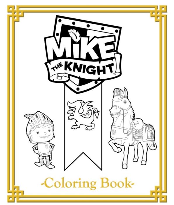 Mike le chevalier coloriages