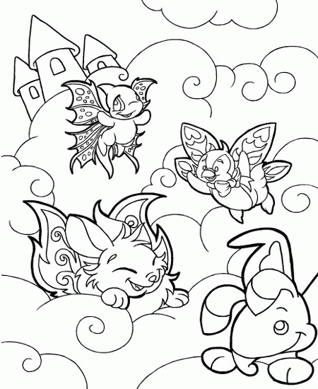 Neopets coloriages