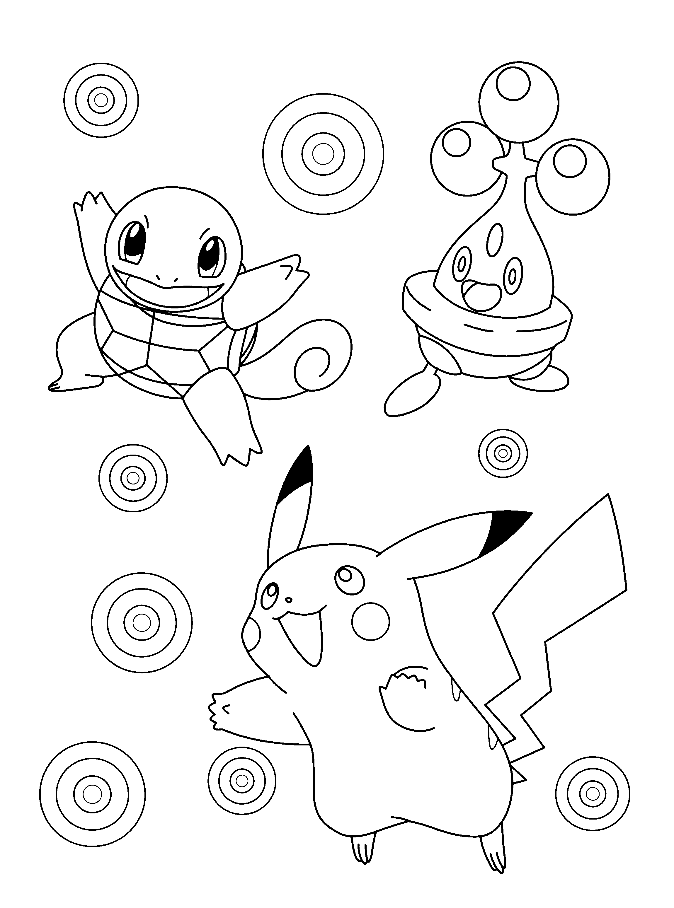 Pokemon diamant perle coloriages