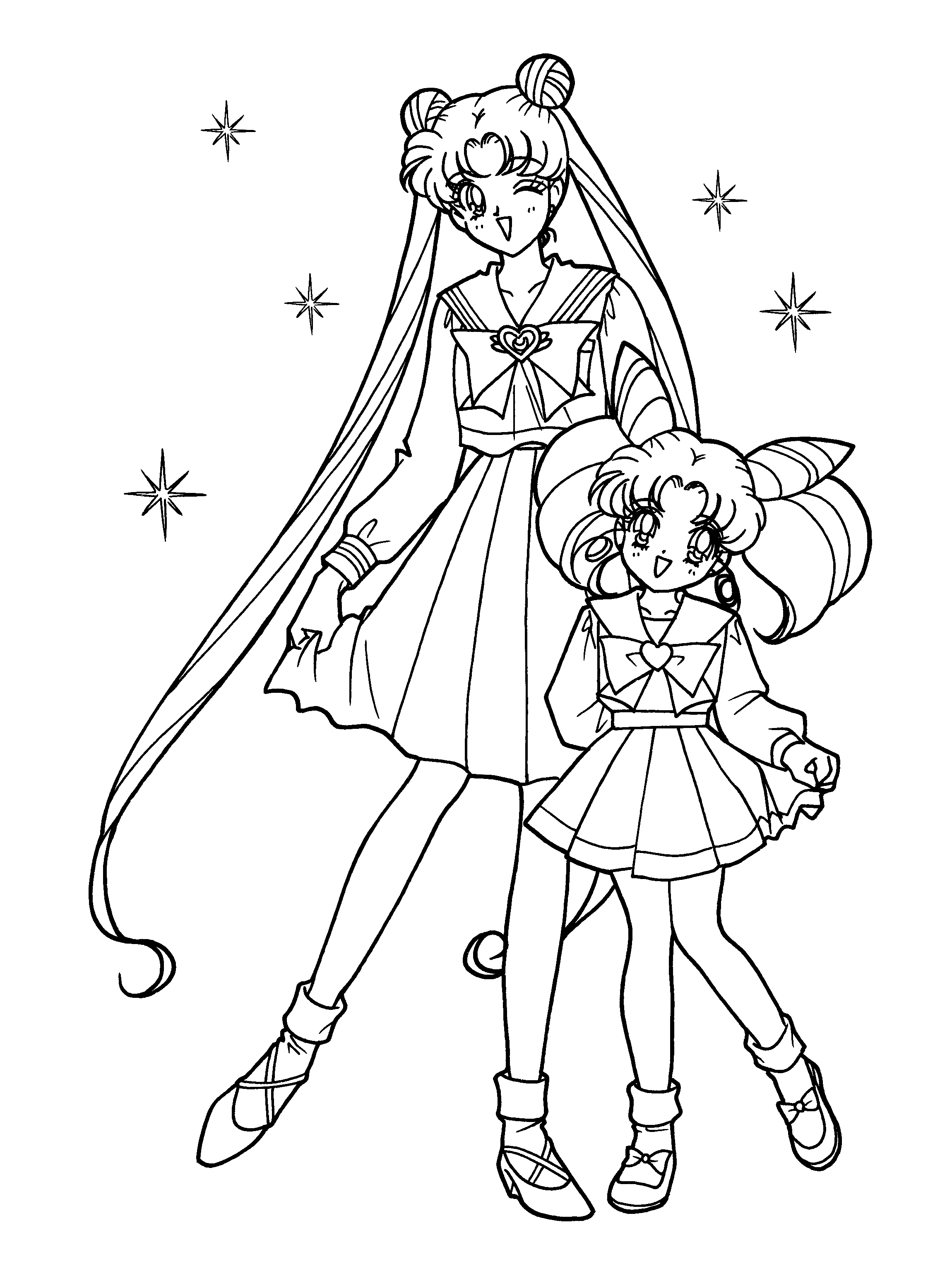 Sailor moon coloriages