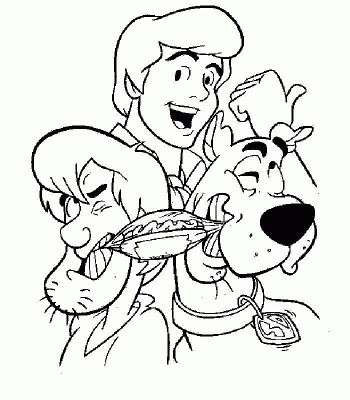 Scooby doo coloriages