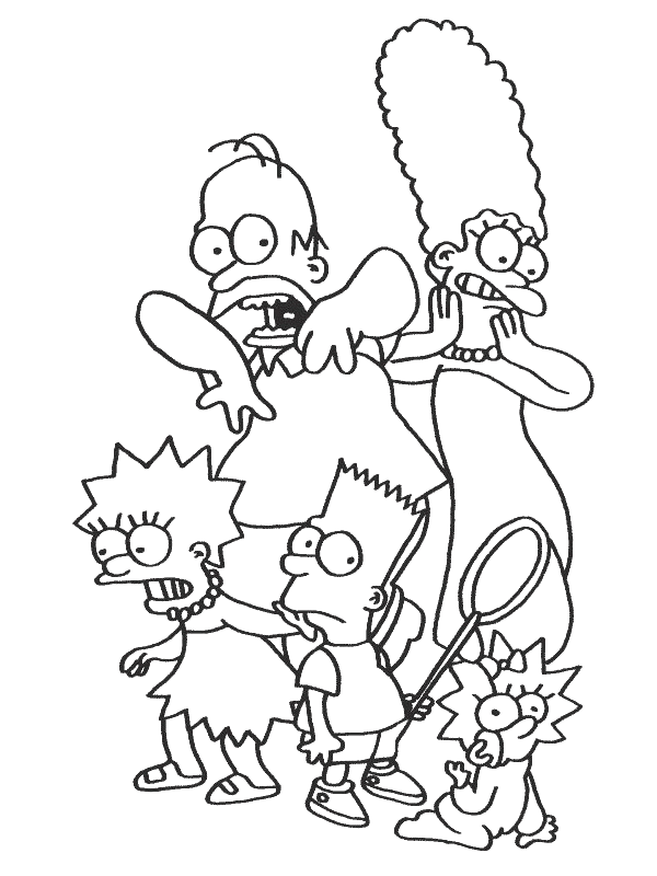Simpsons coloriages