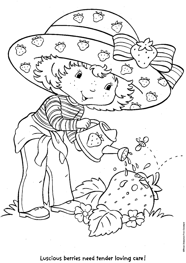 Strawberry shortcake coloriages