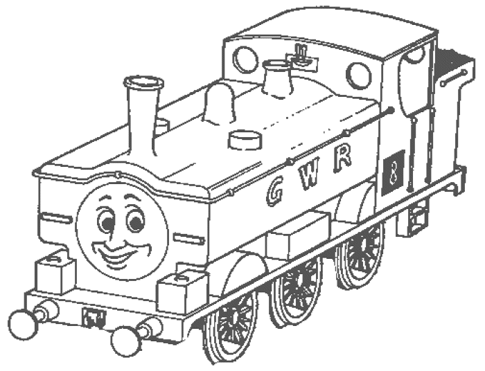 Thomas le train coloriages