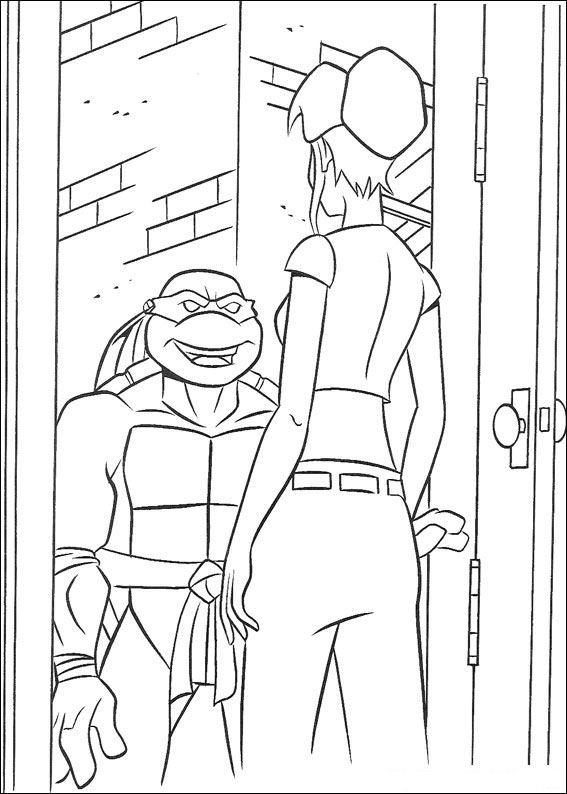 Tortues ninja coloriages