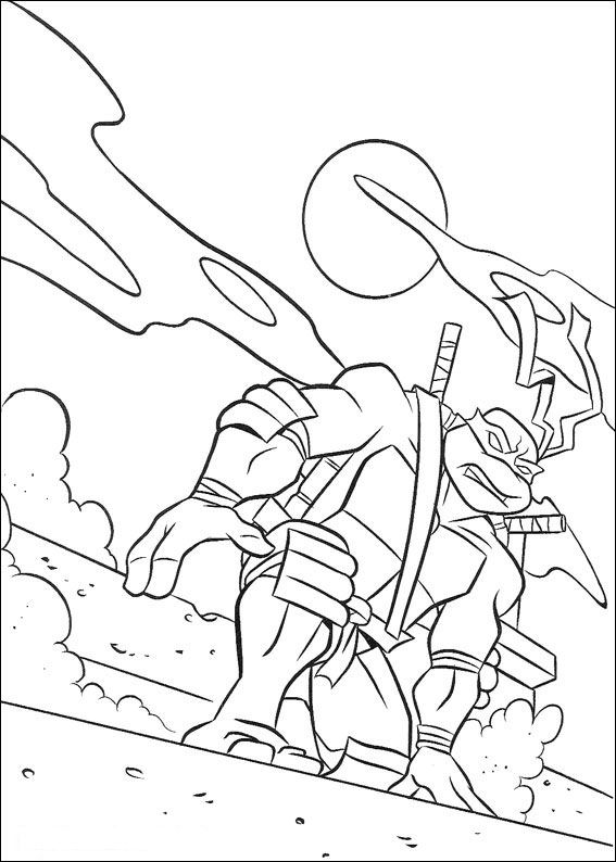 Tortues ninja coloriages