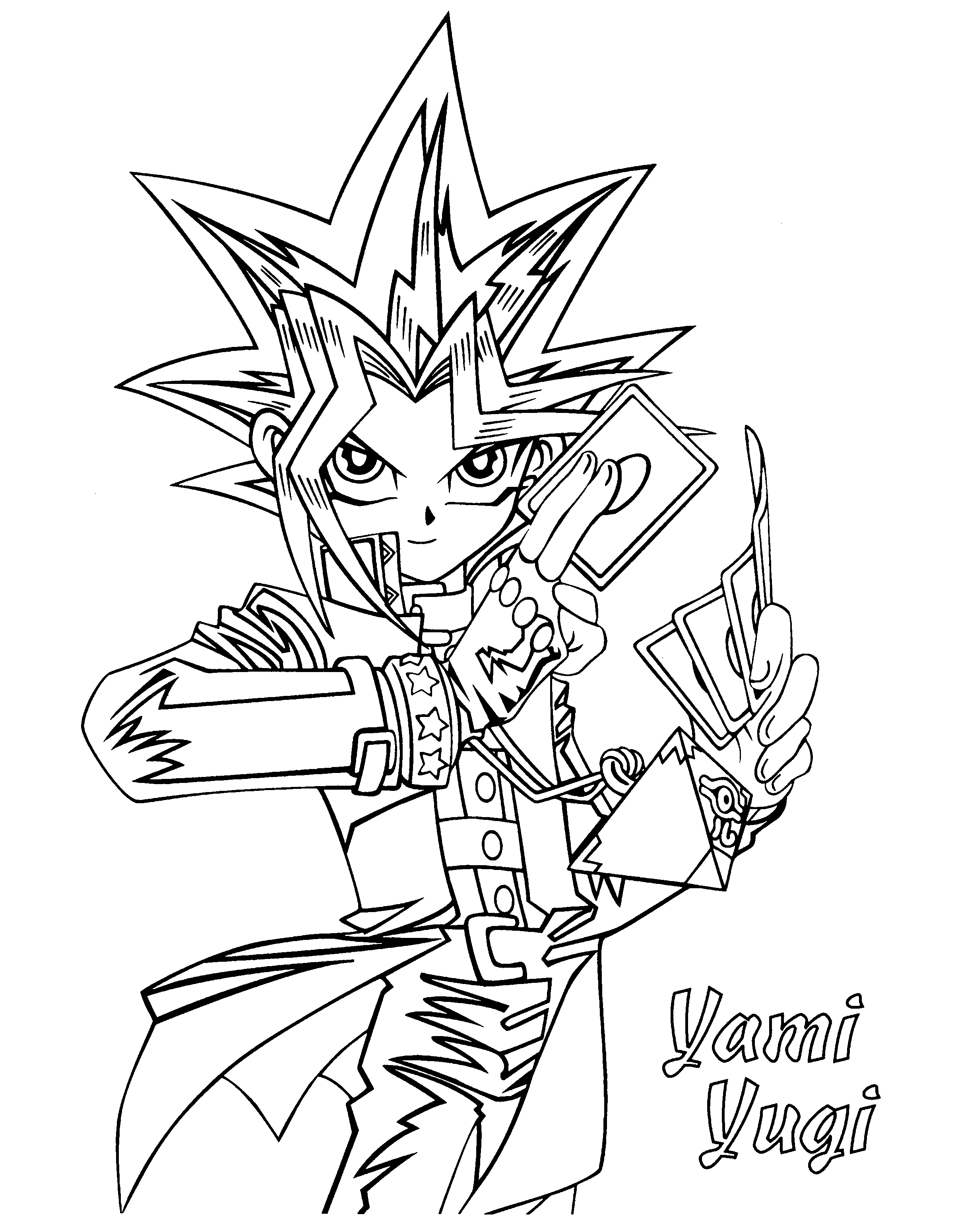 Yu gi oh coloriages