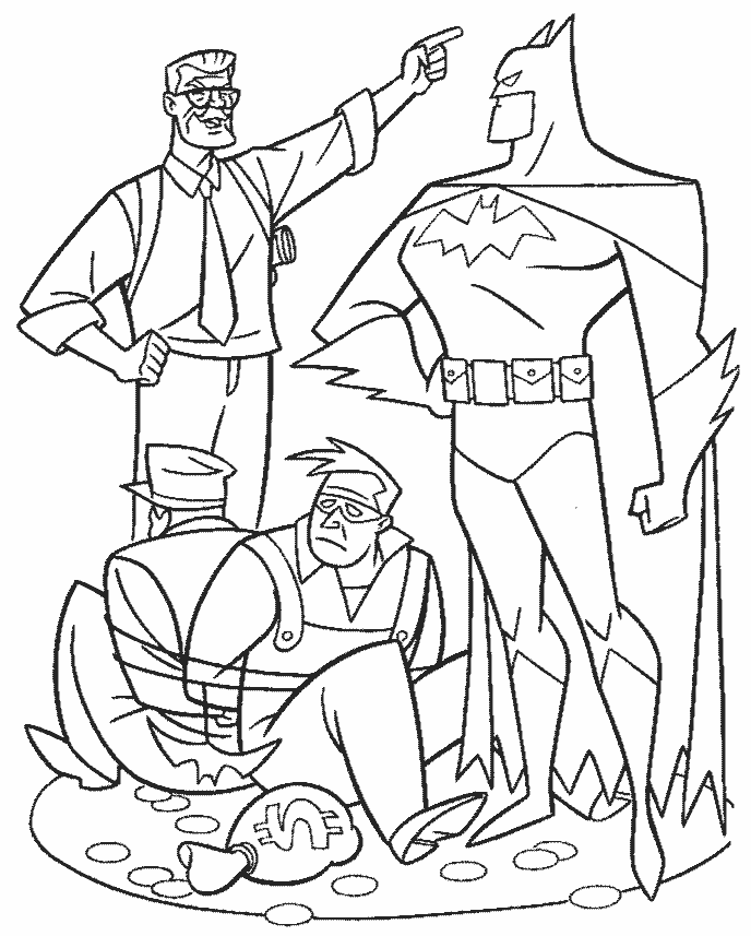 Batman coloriages