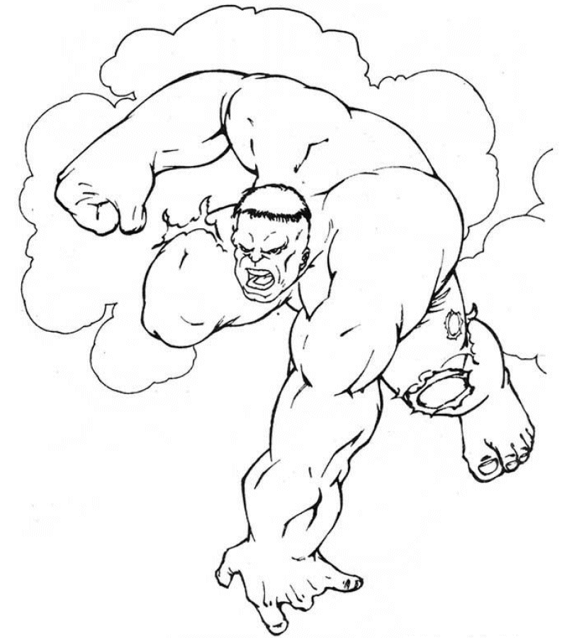 Hulk coloriages