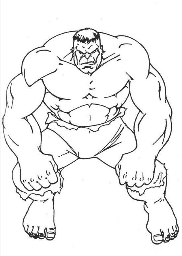 Hulk coloriages