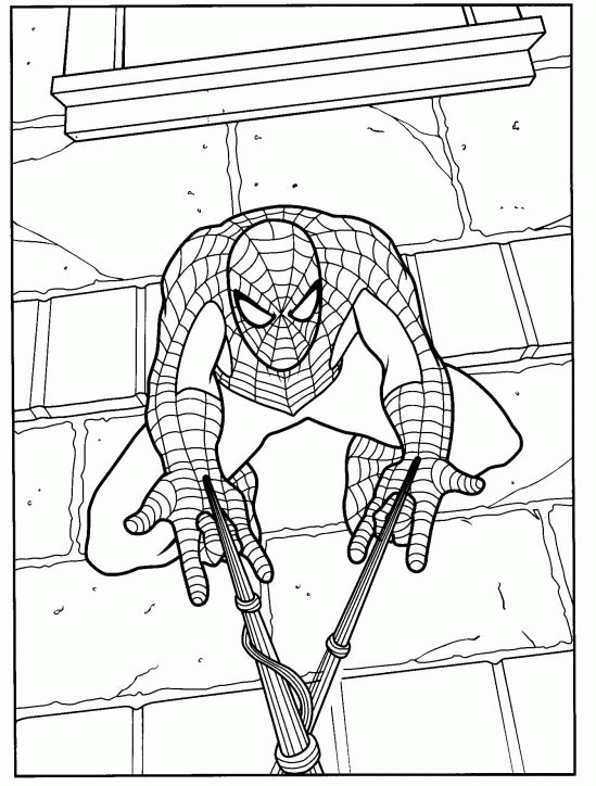 Spiderman coloriages