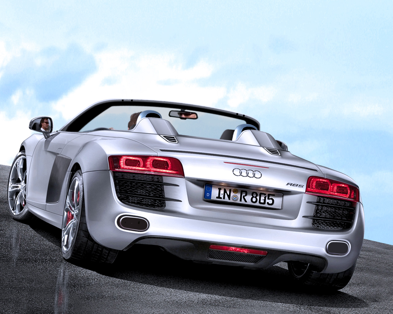 Audi r8 spyder fonds ecran