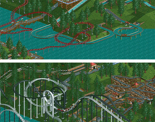 Roller coaster tycoon game gifs