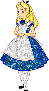 Alice au pays des merveilles glitter gifs