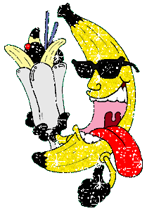Bananes glitter gifs
