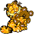 Garfield glitter gifs