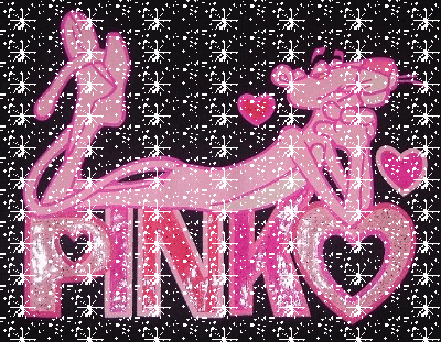 Pink panther glitter gifs