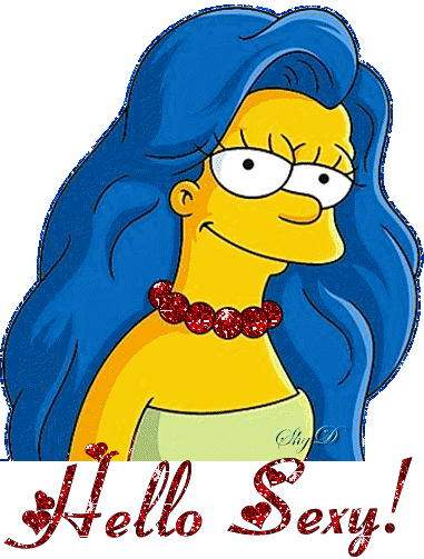 Simpsons glitter gifs