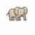 Elephant icones gifs