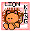 Lions icones gifs
