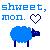 Moutons icones gifs