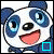 Panda icones gifs