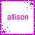 Allison icones gifs