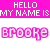 Brooke icones gifs