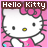 Bonjour kitty icones gifs