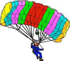 Saut en parachute le sport gifs