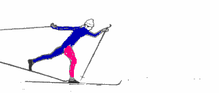 Ski de fond le sport gifs