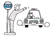 Chauffeur de taxi professions gifs