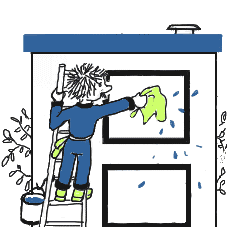 Laveur de vitres professions gifs