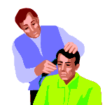 Salon de coiffure professions gifs