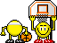 Basket ball smileys et emoticones